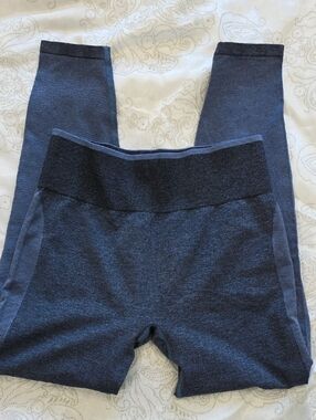 Victoria's Secret Dark Blue Heather Seamless Leggings